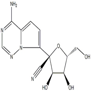 2-C-(4-氨基吡咯并[2,1-f][1,2,4]三嗪-7-基)-2,5-脫水-D-阿卓糖甲腈,GS-441524