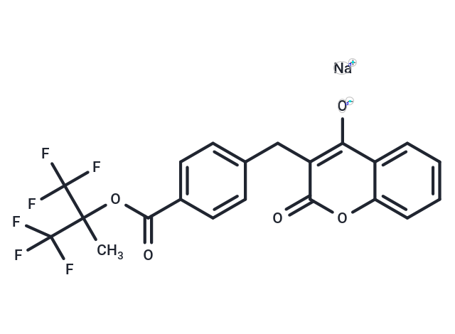 化合物 Tecarfarin sodium,Tecarfarin sodium