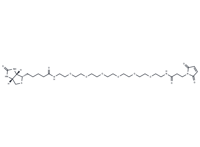 化合物 Biotin-PEG6-Mal,Biotin-PEG6-Mal