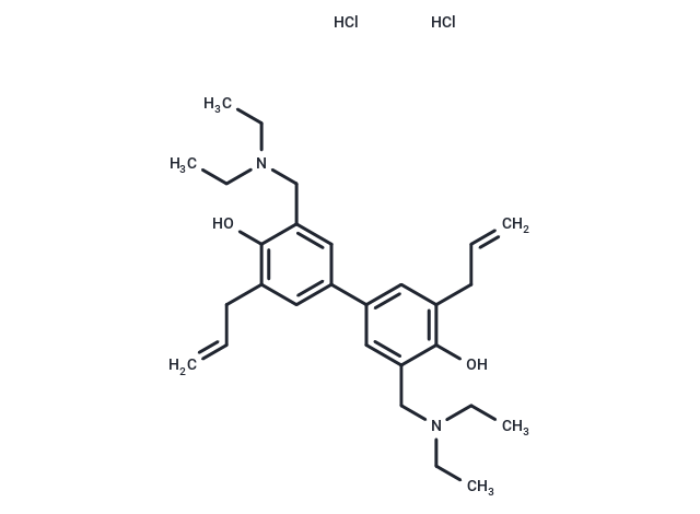 化合物 Bialamicol Hydrochloride,Bialamicol Hydrochloride