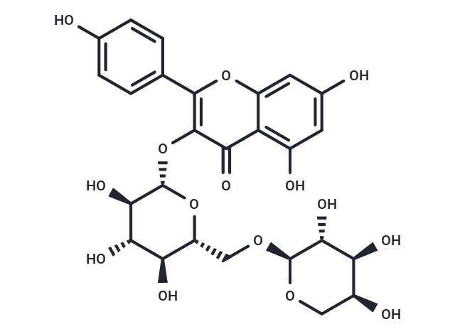 化合物 Kaempferol 3-O-vicianoside,Kaempferol 3-O-vicianoside