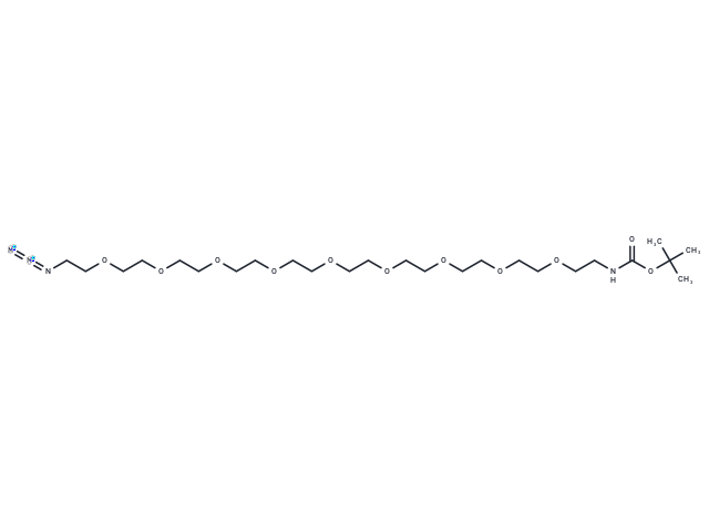 化合物 Boc-NH-PEG9-azide,Boc-NH-PEG9-azide