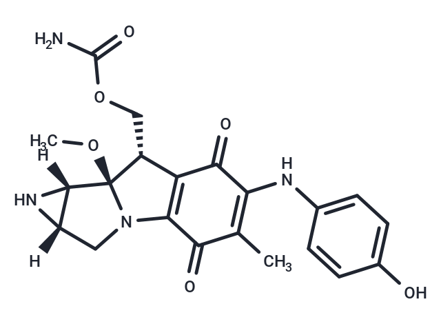 化合物 7-N-(4-Hydroxyphenyl)mitomycin C,7-N-(4-Hydroxyphenyl)mitomycin C
