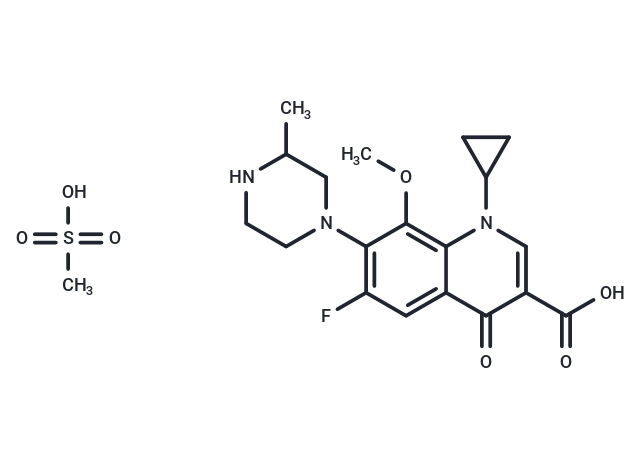 甲磺酸加替沙星,Gatifloxacin mesylate