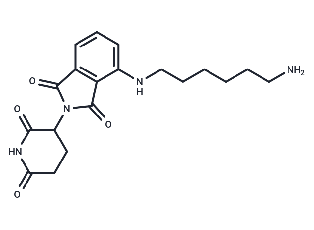 化合物 Thalidomide-NH-C6-NH2,Thalidomide-NH-C6-NH2