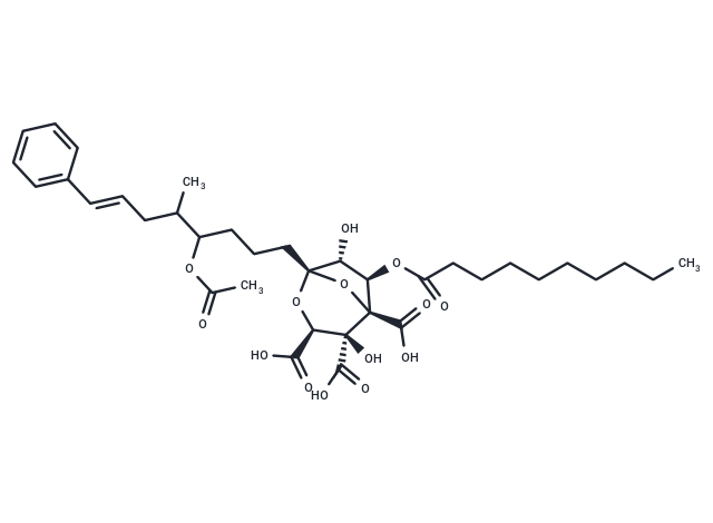 化合物 Zaragozic acid D(2),Zaragozic acid D(2)