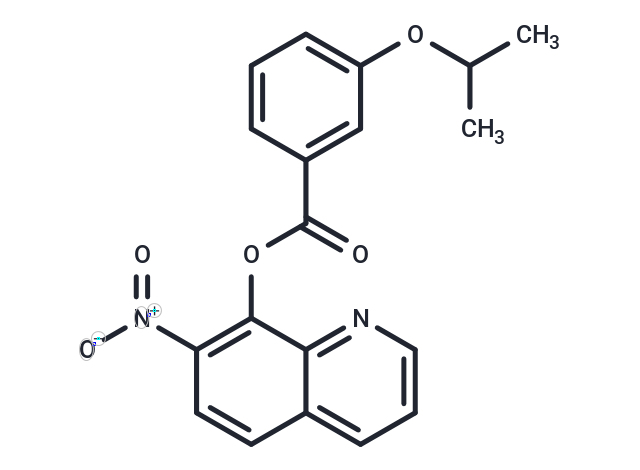 化合物 Benzoic acid, m-isopropoxy-, 7-nitro-8-quinolyl ester,Benzoic acid, m-isopropoxy-, 7-nitro-8-quinolyl ester