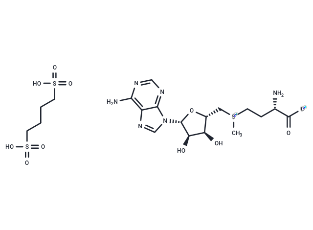 化合物 S-Adenosyl-L-methionine (1,4-butanedisulfonate),S-Adenosyl-L-methionine (1,4-butanedisulfonate)