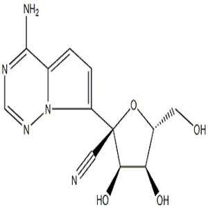 2-C-(4-氨基吡咯并[2,1-f][1,2,4]三嗪-7-基)-2,5-脫水-D-阿卓糖甲腈,GS-441524