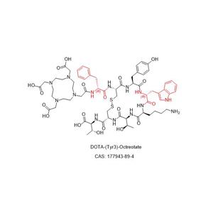 DOTA-3-酪氨酰基-奧曲肽; DOTA-(Tyr3)-Octreotate; DOTA-TATE acetate