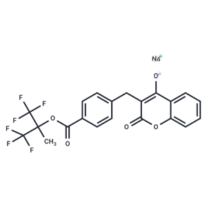 化合物 Tecarfarin sodium,Tecarfarin sodium