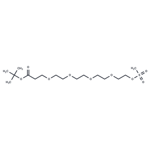 化合物 Ms-PEG5-t-butyl ester|T16150|TargetMol