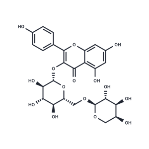 化合物 Kaempferol 3-O-vicianoside,Kaempferol 3-O-vicianoside