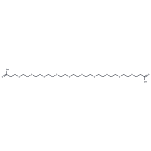 化合物 Bis-PEG10-acid,Bis-PEG10-acid