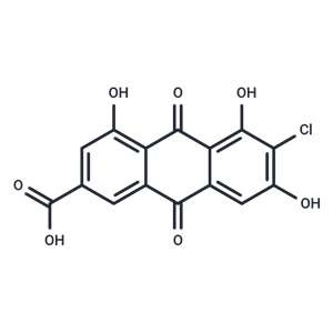 化合物 6-chloro-4,5,7-trihydroxy-9,10-dioxo-9,10-dihydroa|T126434|TargetMol
