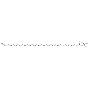 化合物 Boc-NH-PEG9-azide,Boc-NH-PEG9-azide