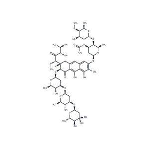化合物 4E-Deacetylchromomycin A3,4E-Deacetylchromomycin A3
