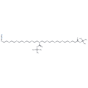 化合物 N-(Azido-PEG4)-N-Boc-PEG4-Boc|T16197|TargetMol