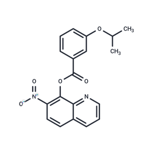 化合物 Benzoic acid, m-isopropoxy-, 7-nitro-8-quinolyl ester|T30404|TargetMol