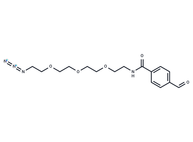 化合物 Ald-Ph-amido-C2-PEG3-azide,Ald-Ph-amido-C2-PEG3-azide