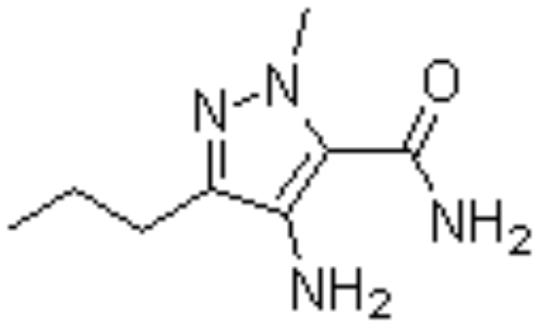 4-氨基-1-甲基-3-正丙基-1H-吡唑-5-甲酰胺,4-Amino-1-methyl-3-propyl-5-pyrazolecarboxamide