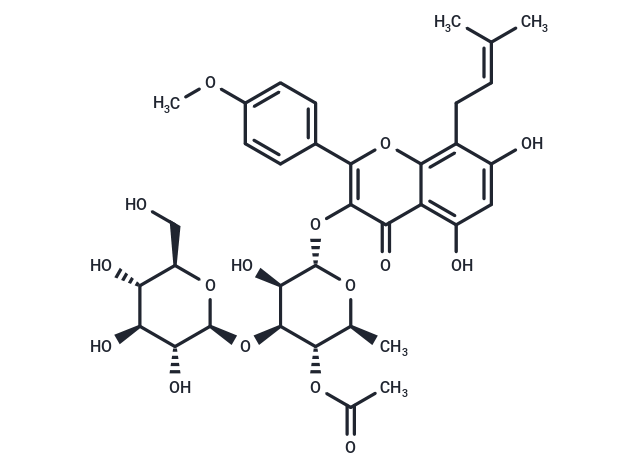 化合物 Epimedokoreanoside II,Epimedokoreanoside II