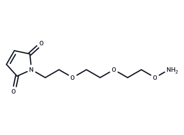 化合物 Mal-PEG2-oxyamine,Mal-PEG2-oxyamine