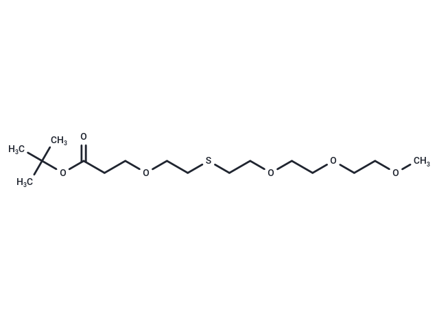 化合物 m-PEG3-S-PEG1-C2-Boc,m-PEG3-S-PEG1-C2-Boc