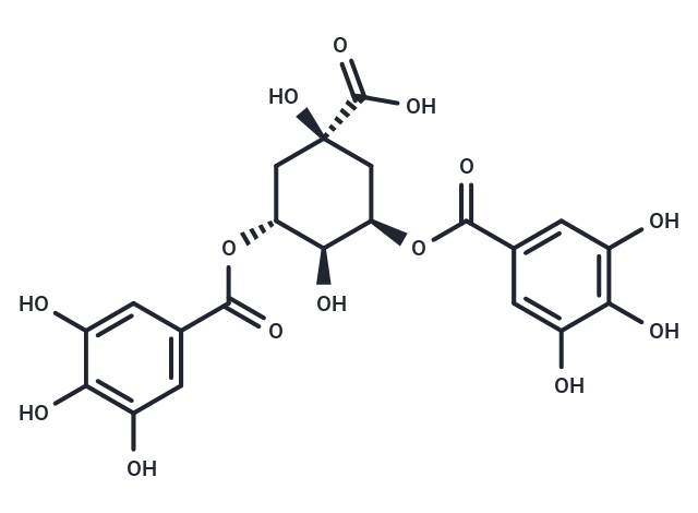 化合物 3,5-Di-O-galloylquinic acid,3,5-Di-O-galloylquinic acid