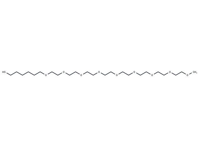 化合物 m-PEG9-C4-SH,m-PEG9-C4-SH