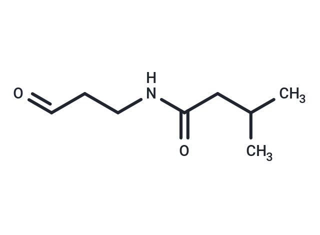 化合物 3-Methyl-N-(3-oxopropyl)butanamide,3-Methyl-N-(3-oxopropyl)butanamide