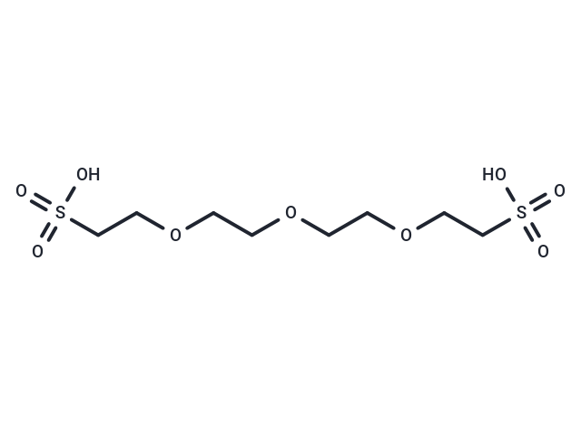 化合物 Bis-PEG3-sulfonic acid,Bis-PEG3-sulfonic acid