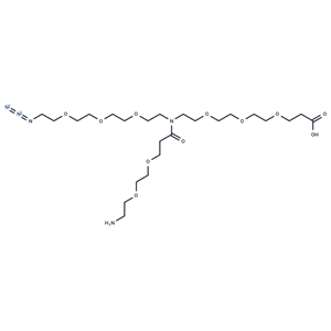 化合物 N-(Azido-PEG3)-N-(PEG2-amine)-PEG3-acid|T16192|TargetMol