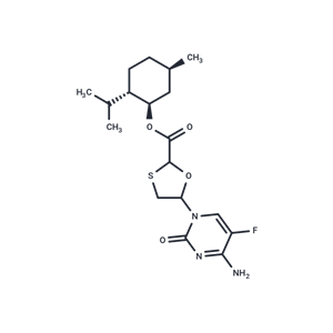 化合物 (2S,5R)-(1R,2S,5R)-2-Isopropyl-5-methylcyclohexyl 5-(4-amino-5-fluoro-2-oxopyrimidin-1(2H)-yl)-1,3-oxathiolane-2-carboxylate,(2S,5R)-(1R,2S,5R)-2-Isopropyl-5-methylcyclohexyl 5-(4-amino-5-fluoro-2-oxopyrimidin-1(2H)-yl)-1,3-oxathiolane-2-carboxylate