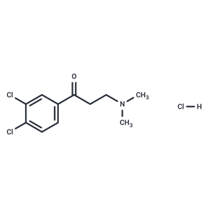 1-(3,4-二氯苯基)-3-(二甲基氨基)丙-1-酮鹽酸鹽|T10339|TargetMol