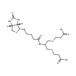 化合物 2-(Biotin-amido)-1,3-bis-(C1-PEG1-acid)|T14014|TargetMol