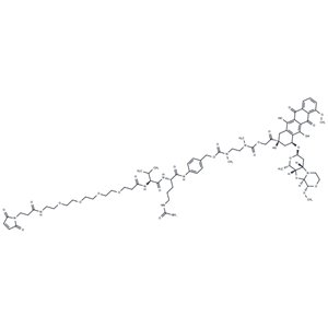 化合物 Mal-PEG4-VC-PAB-DMEA-PNU-159682|T18292|TargetMol