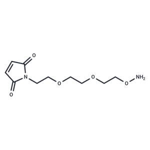 化合物 Mal-PEG2-oxyamine,Mal-PEG2-oxyamine