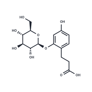 化合物 2-(?-D-Glucopyranosyloxy)-4-hydroxybenzenepropanoi,2-(?-D-Glucopyranosyloxy)-4-hydroxybenzenepropanoi