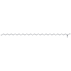 化合物 HS-C6-PEG9-acid,HS-C6-PEG9-acid
