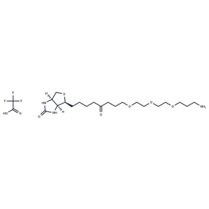 化合物 Biotin-C1-PEG3-C3-amine TFA|T17546|TargetMol