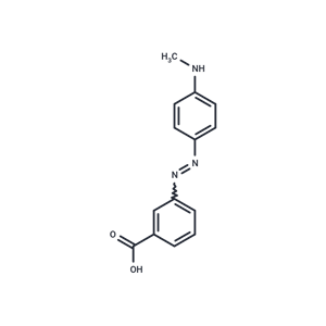 化合物 Benzoic acid, m-((p-methylaminophenyl)azo)-|T30390|TargetMol