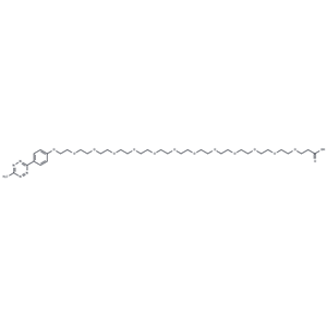 化合物 Methyltetrazine-PEG13-acid,Methyltetrazine-PEG13-acid