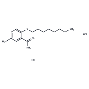 化合物 Benzamidine, 5-amino-2-(octyloxy)-, dihydrochloride|T30348|TargetMol