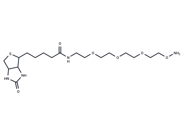 化合物 Biotin-PEG3-oxyamine,Biotin-PEG3-oxyamine