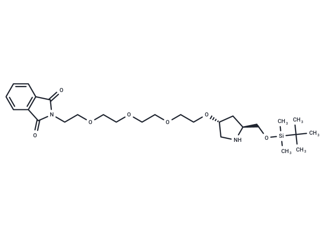 化合物 Phthalimide-PEG4-PDM-OTBS,Phthalimide-PEG4-PDM-OTBS