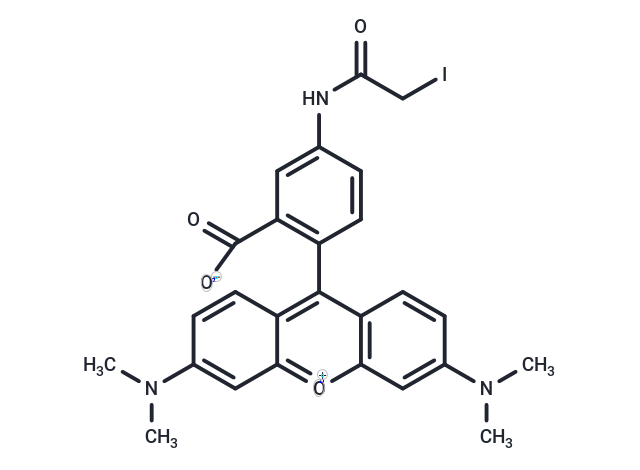 化合物 Tetramethylrhodamine-5-iodoacetamide,Tetramethylrhodamine-5-iodoacetamide