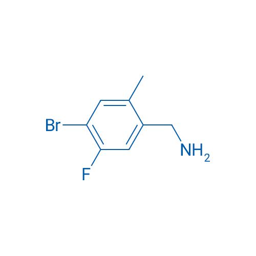 4-bromo-5-fluoro-2-methylbenzylamine,(4-Bromo-5-fluoro-2-methylphenyl)methanamine