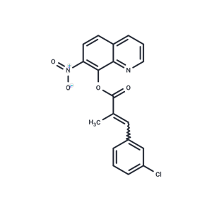 化合物 Cinnamic acid, m-chloro-alpha-methyl-, 7-nitro-8-quinolyl ester|T30944|TargetMol