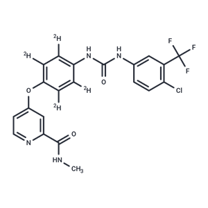 化合物 Sorafenib-d4|T12976|TargetMol